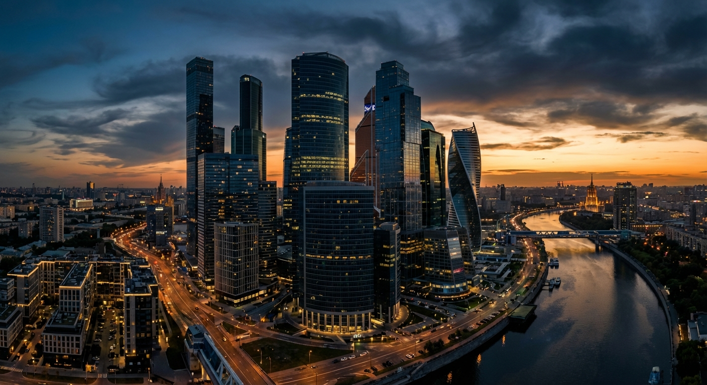 Luxury development at twilight